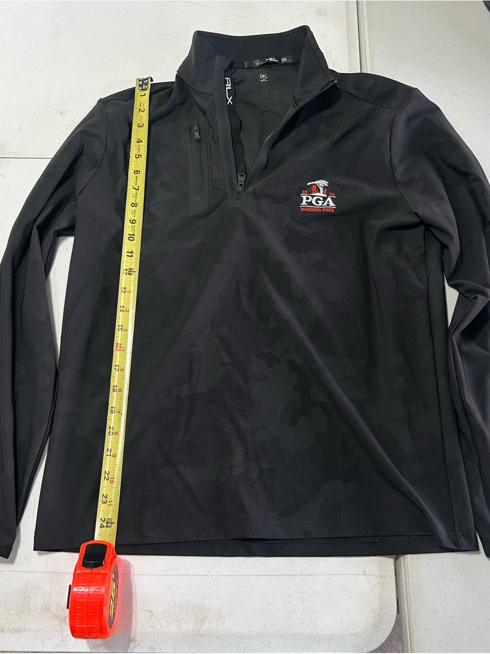 RLX Ralph Lauren Men’s L PGA Harding Park Luxury Jersey Half 1/2 Zip Golf